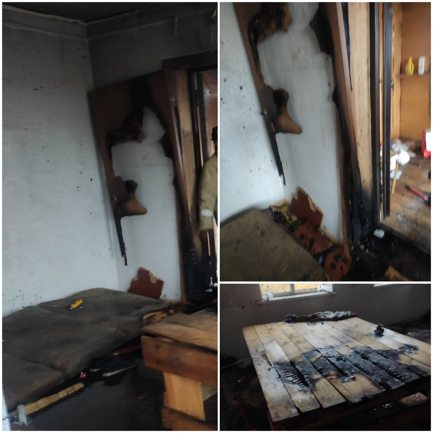 В селе Сотниково непотушенная сигарета стала причиной пожара в квартире